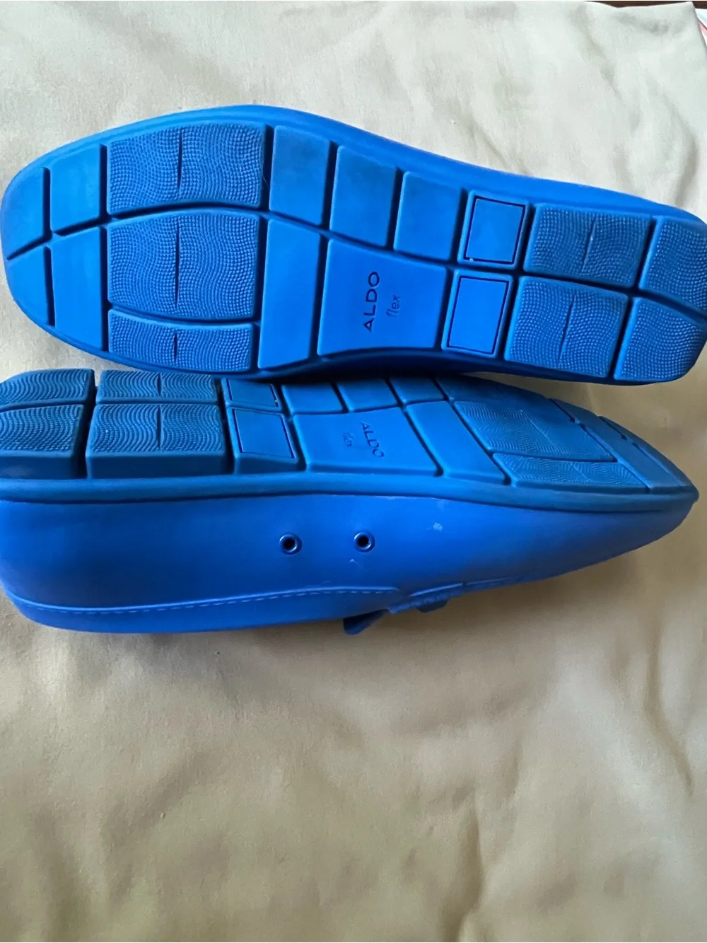 Aldo bright Blue Slip on Loafers size 12